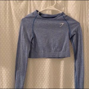 Vital seamless long sleeve crop top and leggings